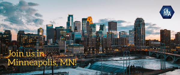 Image of Minneapolis skyline with the phrase "Join us in Minneapolis, MN!"