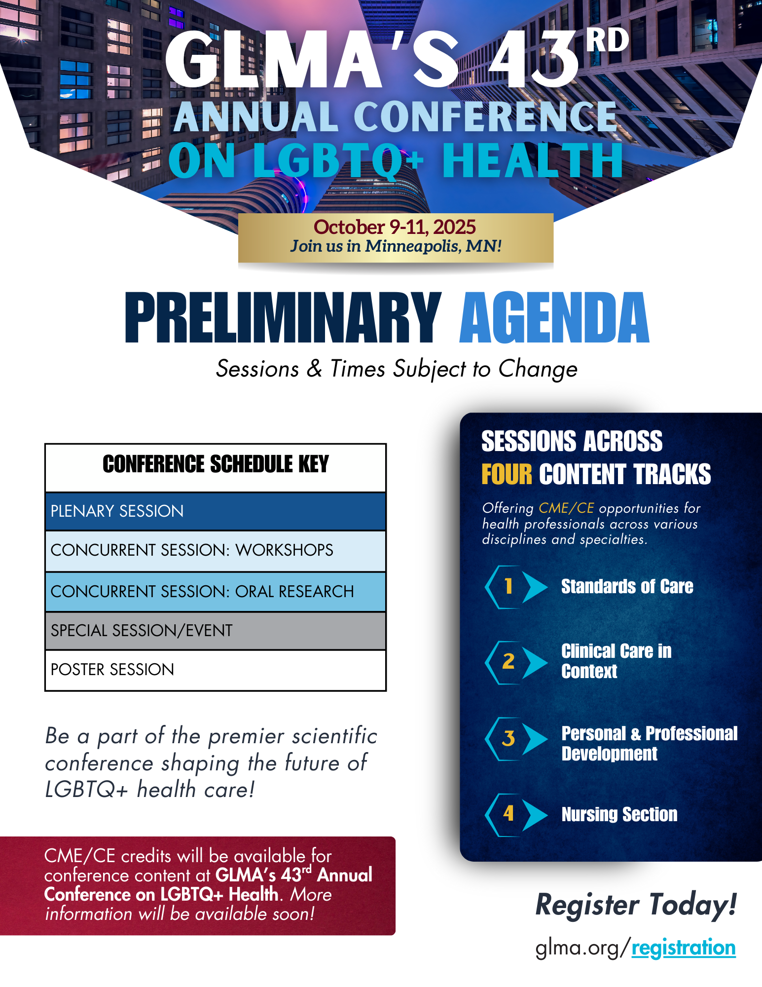 #GLMA2025 Preliminary Agenda