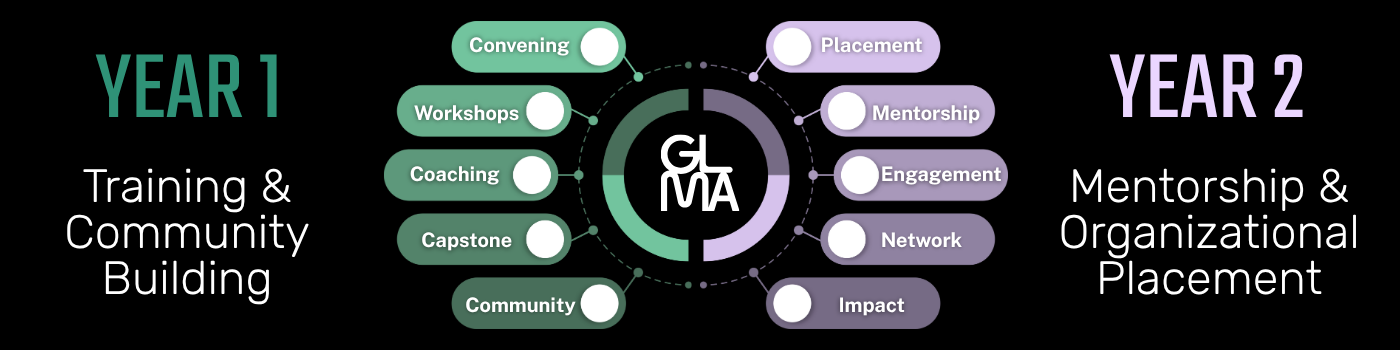 Timeline for the 2-Year Program: GLMA's Health Equity and Advocacy Leadership Fellowship
