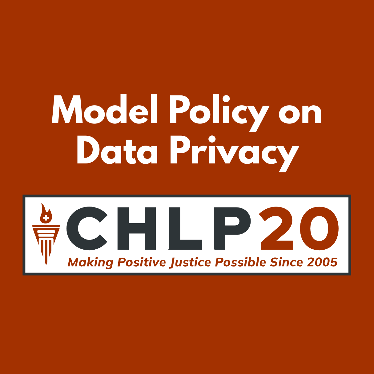 Model Policy on Data Privacy – Center for HIV Law & Policy
